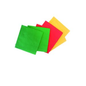 Tovaglioli 38x38 a 2 veli colorati