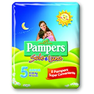 Pampers Sole e Luna extra 15/30 kg